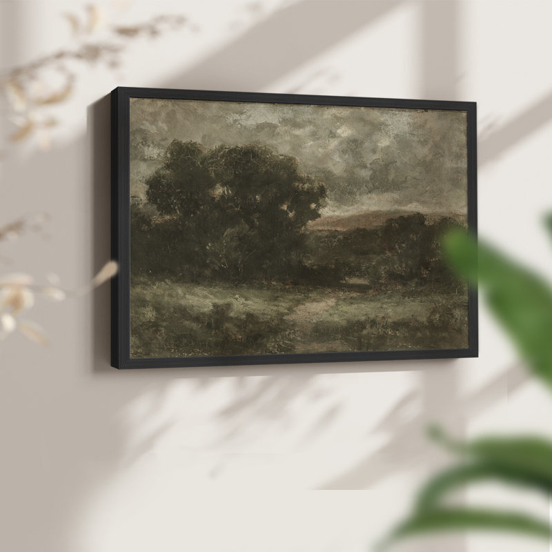 Paysages rétro-DCCxxi-impression encadrée - réversible, H 16 po x l 20 po