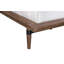 Très grand lit plateforme Tranquility avec assemblage minimal, finition noyer et design Mid-Century pour les chambres modernes-1910171620