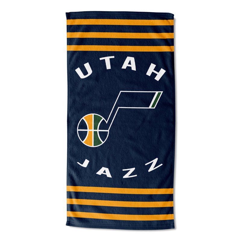 Cotton Blend Lightweight Beach Towel, Utah Jazz