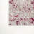 Contemporary Pop Modern Abstract Vintage Faded Maroon/Gray Rug-1075811669