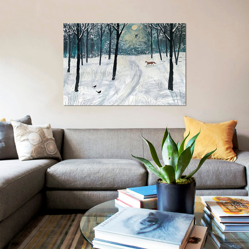 «Moonlight Shadow», reproduction sur toile, H 8 po x l 12 po x P 0,75 po, Toile tendue, Pas de tapis