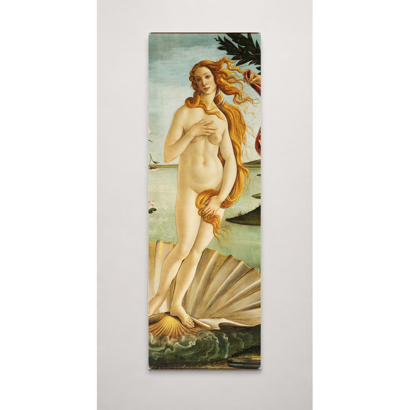 La naissance de Vénus (1484-1486) - art mural sur toile, L 60 po x H 20 po