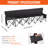 6 Seat Portable Folding Sport Bench Outdoor Camping Chair With Carry Bag