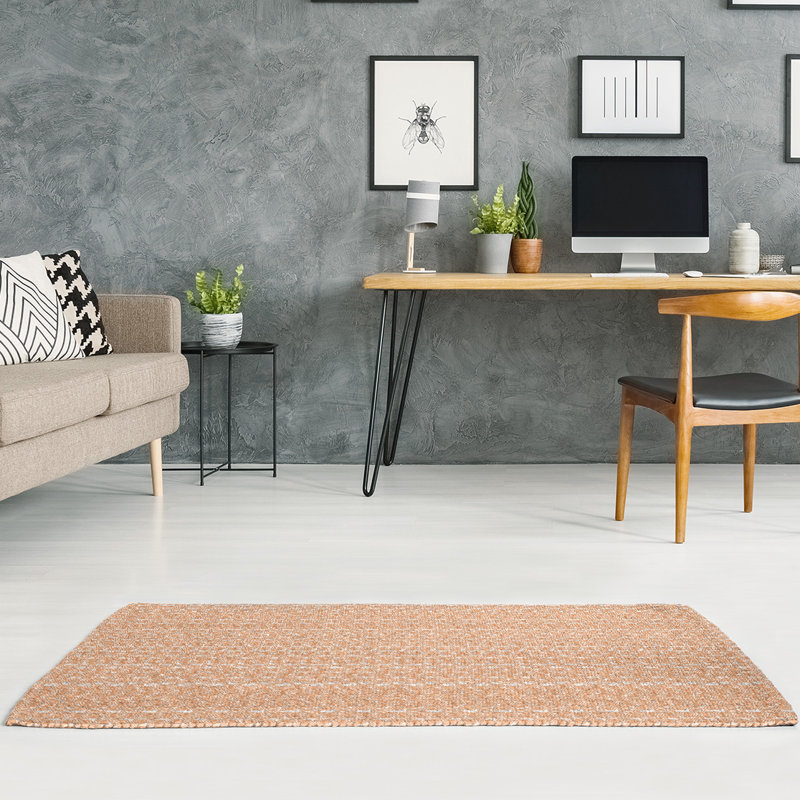 Chenille Geometric Indoor Rug, Rectangle 5' x 7'