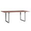 Sydney Solid Wood Top Metal Base Dining Table-50134905-50134901-50134900