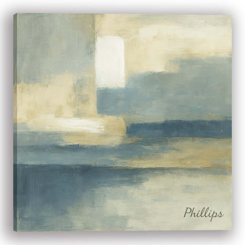 “Modern Reflections” by Phillips – Wrapped Canvas Wall Art