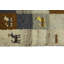 Tapis multicolore tribal 1 x 4 Indo Gabbeh
