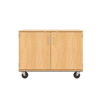 Mobile 10 Compartment Manufactured Wood Classroom Cabinet