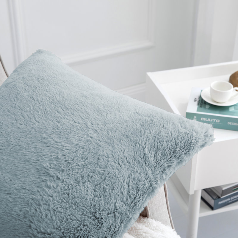 Housse de coussin en fausse fourrure de lapin, Arona