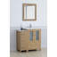 Meuble-lavabo simple 36 po avec plateau et miroir-107174019