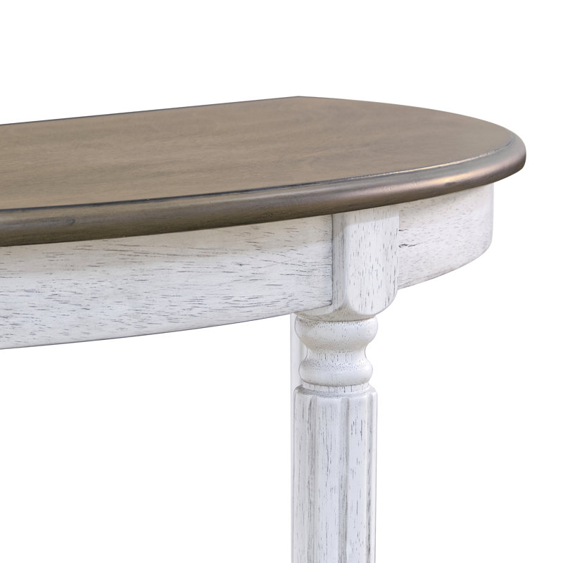 Locke 37'' Solid Wood 3 leg Console Table