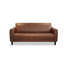 Causeuse-coussin standard en cuir véritable brun-2141909119