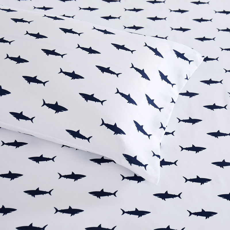 Draps en microfibre classiques pour enfants, Simple, Requins