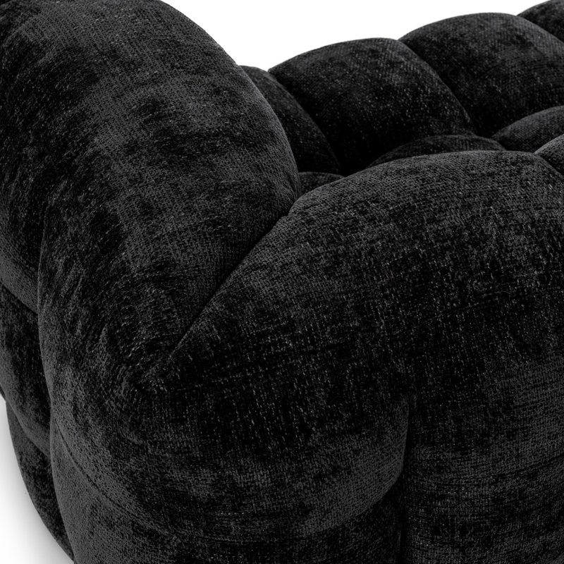 Walter 94" Sofa Beige, Zinc Black