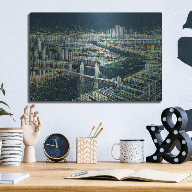 «London At Midnight» par Marc Todd, H 12 po x l 16 po