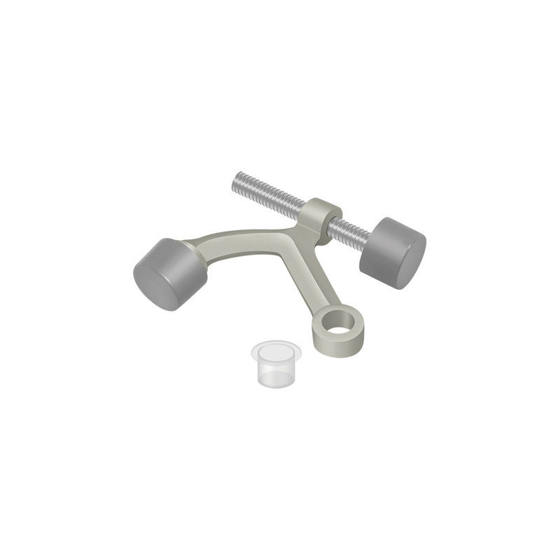 Door Stop, Brushed Nickel