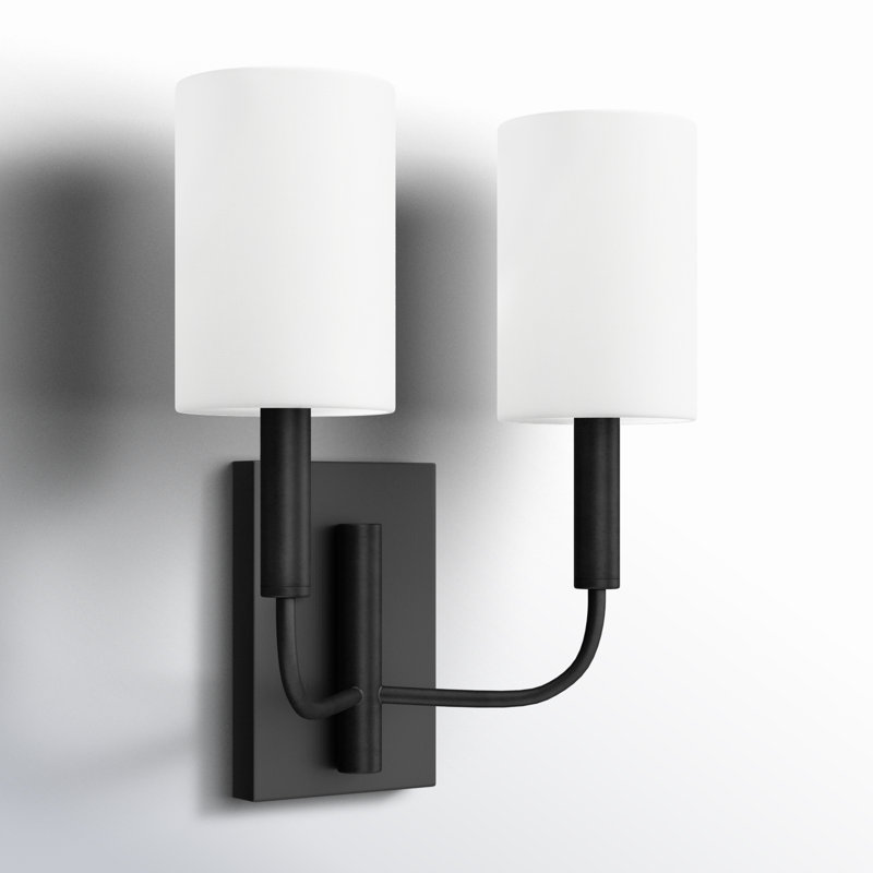 Brianna 2 - Light Candle Wall Light, Aged Iron