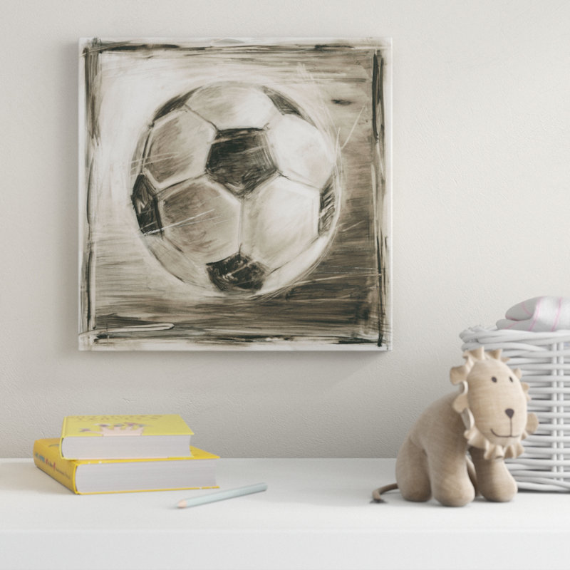 « rétro varsity iv », art sur toile, H 14 po x l 14 po x P 2 po