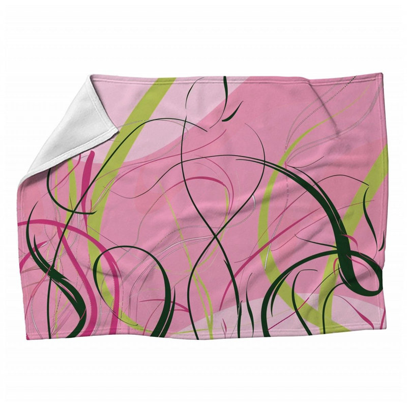 Machine Printed Throw Blanket, 60" x 80"