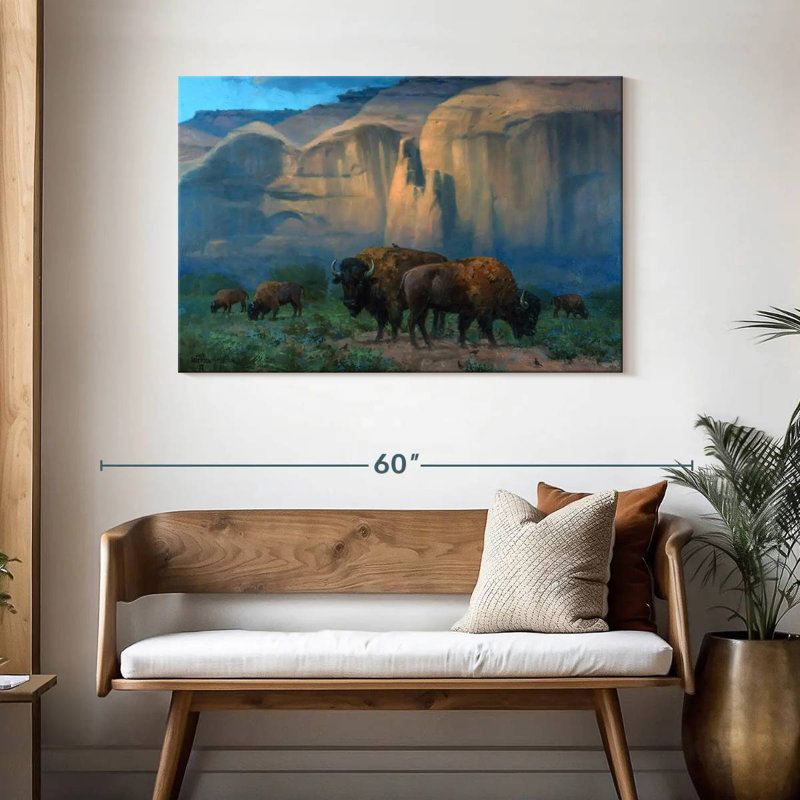 The Classic West, 30" H x 45" W