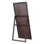 Miroir sur pied en bois Cappuccino
