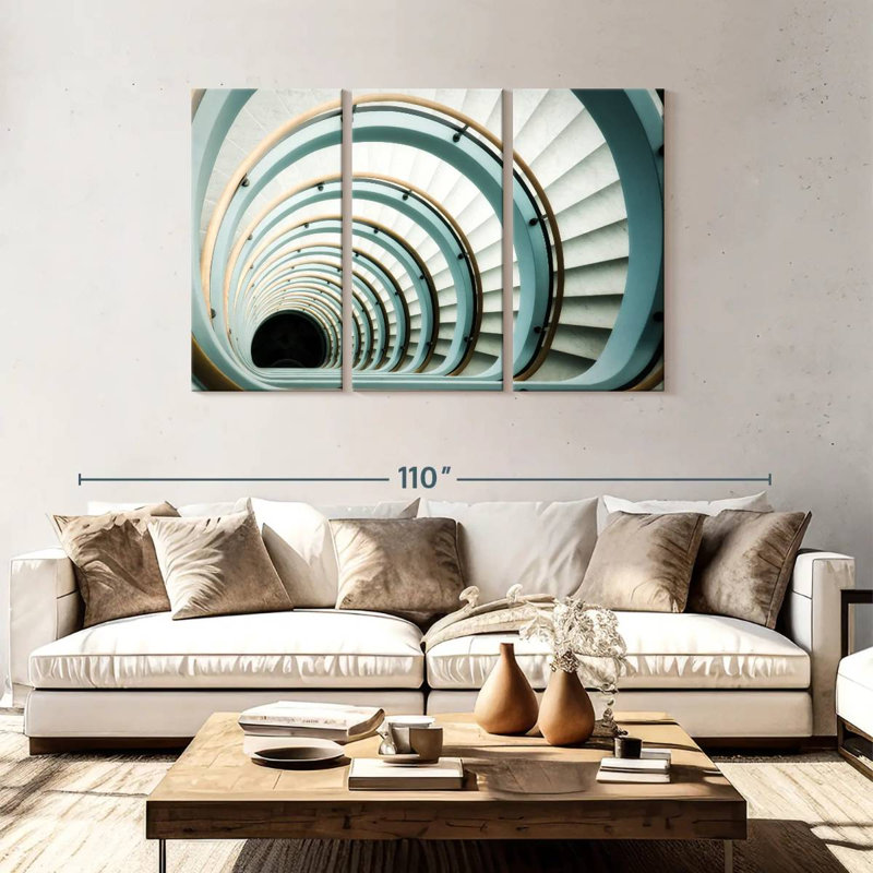 Lilie Long Staircase, 48" H x 74" W