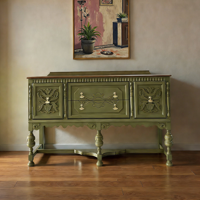 Retro Green Sideboard