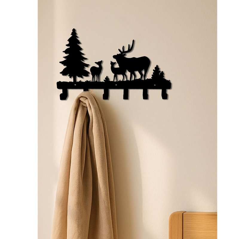 Portemanteau Farmhouse Rustic Animal