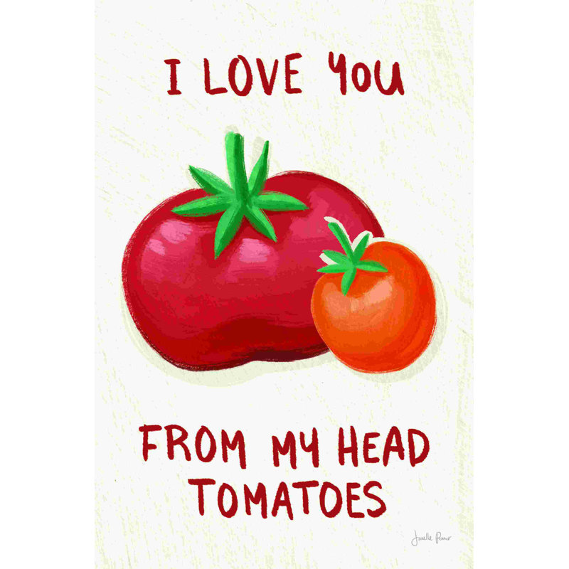" Tomato Toss I " by Janelle Penner, 18" H x 12" W