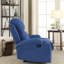 Fauteuil inclinable Rosia Blue Linen Motion