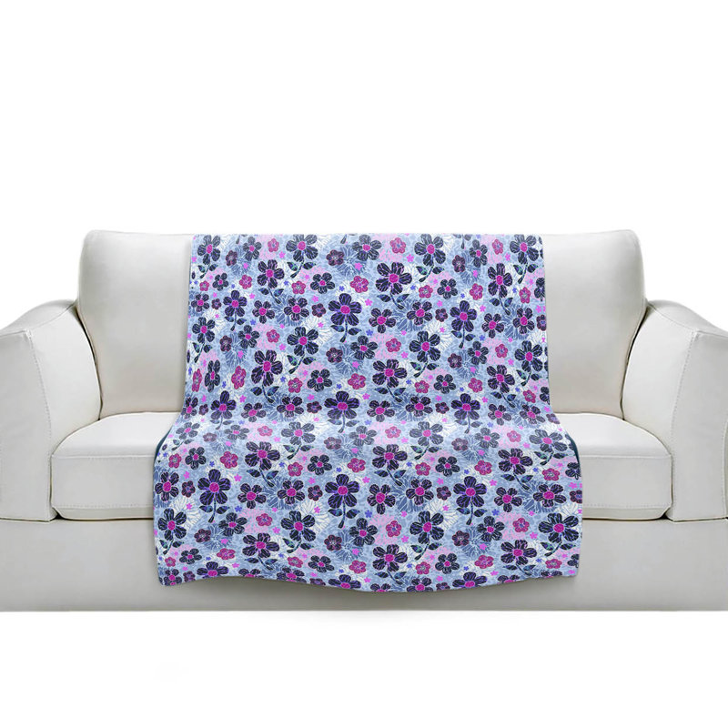 Couverture sherpa doux mix i, l 68 po x L 80 po