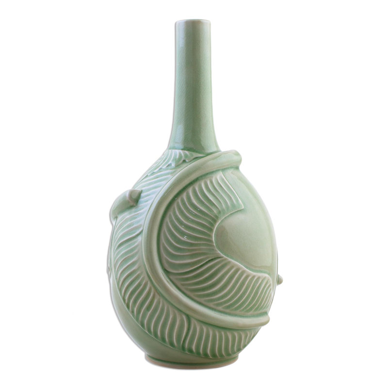 Vase de table Bahr Exotic Tropic Celadon