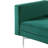 Modern Green 84" Sleeper Sofa with Convertible Comfort