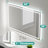 Wall Mount Anti-Fog Oversized Frameless Lighted Bathroom Mirror/ LED Bathroom Mirror-628156375-629676862