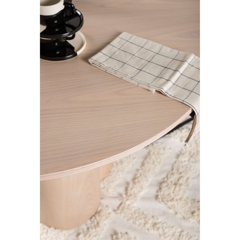 Round Dining Table, White