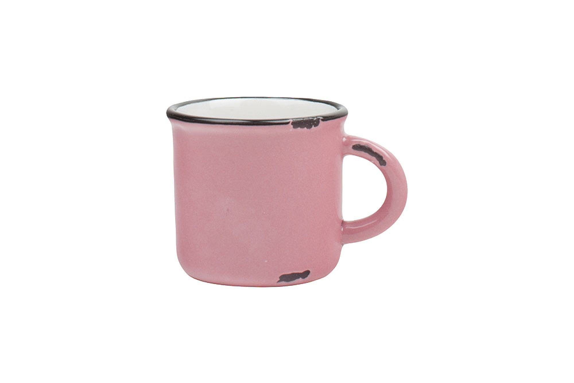 Coffee Mugs Set with Plate and Spoon Cup and Saucer Set 11oz - Pink