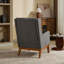 Fauteuil d'appoint à dossier haut