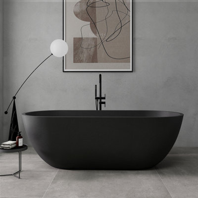 Baignoire de trempage extérieure à surface solide 69 po. 69 po. Terrazzo