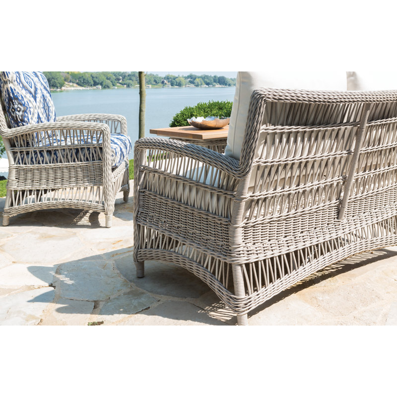 Mackinac Outdoor 2 - Seat Loveseat, Stratosphere Cloud