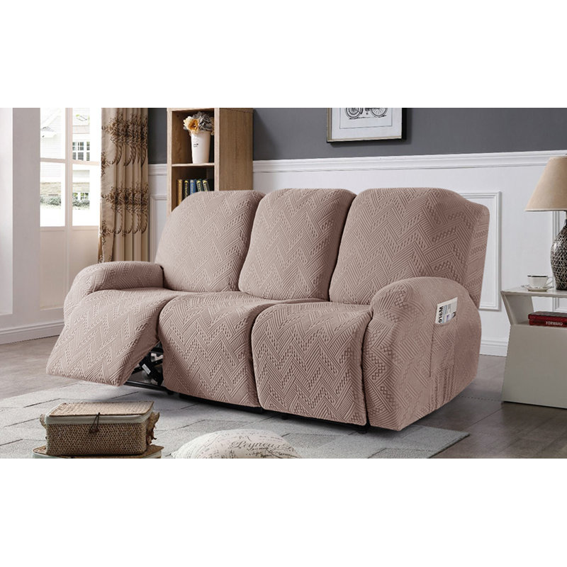 Housse extensible pour canapé 3 pièces Harriet, Kaki