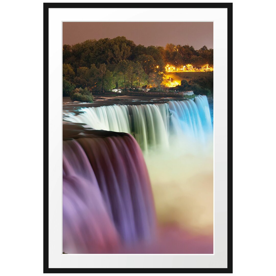 Gerahmtes Poster Beeindruckende Niagara Fälle