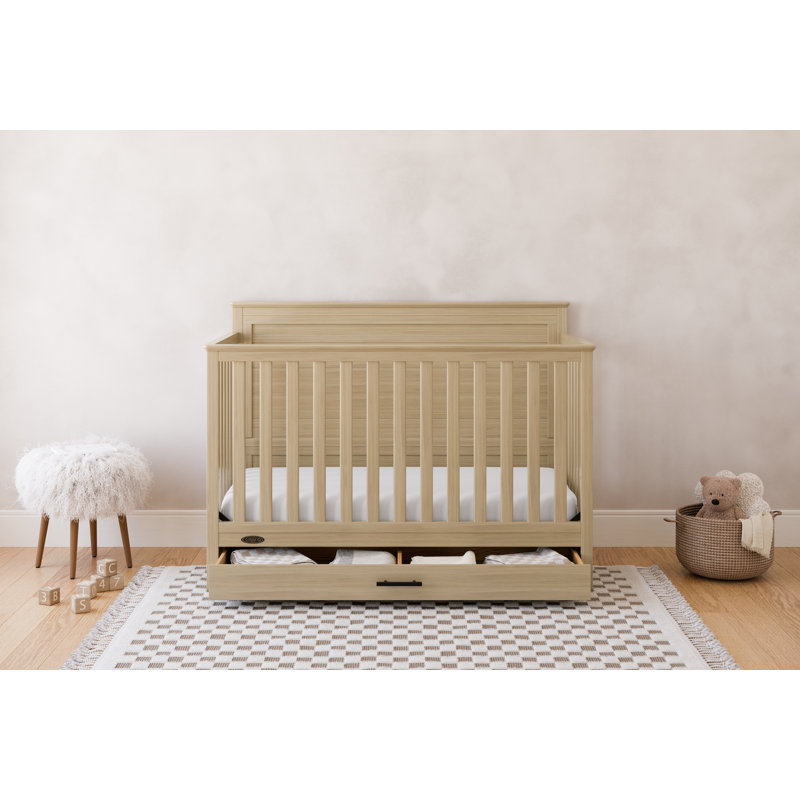 Tristan 5-In-1 Convertible Crib, Driftwood