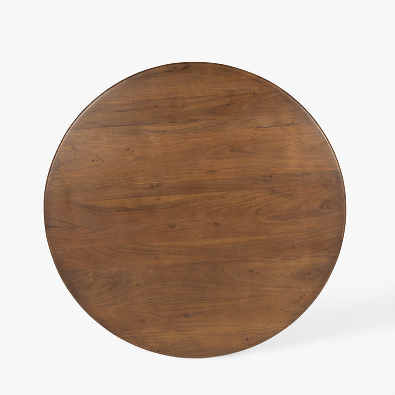 Isabel Spindle Round Coffee Table, Natural