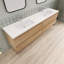 Ensemble de meuble-lavabo double 84 po Alfret Ivy Bronx-1532176311