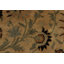 Tapis oriental en laine brun clair / ivoire fait à la main 6 pi 1 po x 8 pi 11 po Pastore