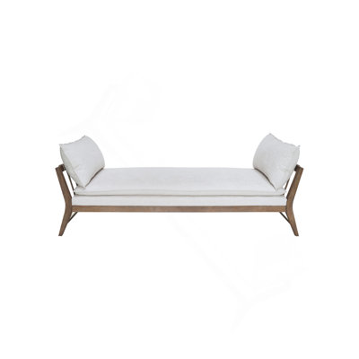 Daybed w/ Leather Strap Detail