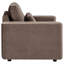 Fauteuil d'appoint rembourré en chenille Seguin brun-1333972693