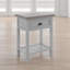 Hopkinton 50cm W Solid Wood Bedside Table