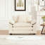 Canapé simple avec accoudoirs avec coussin moelleux et pieds robustes-1635432078