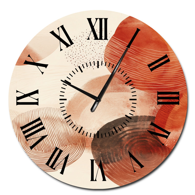 Horloge murale bohémienne Boho, Surdimensionné